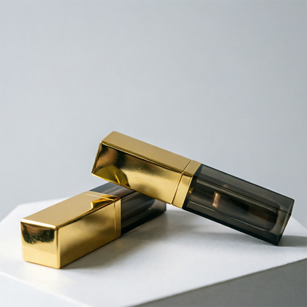 5.8ml Square Lip oil bottle with Black Cap | PETG Material |Wholesale Cosmetic Packaging
