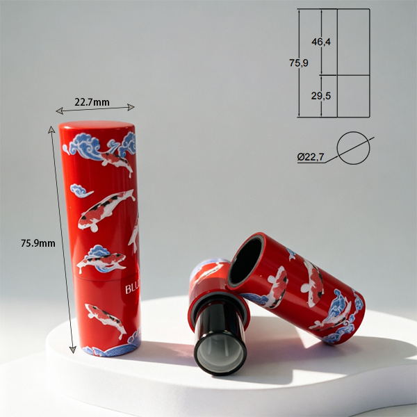 Wholesale 12.7mm Inner Cup Large Capacity Lipstick Tube Empty Case for Lip Balm or Makeup