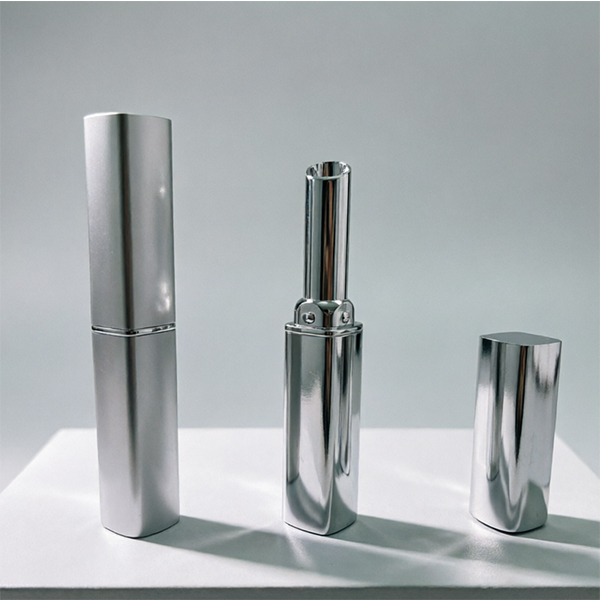 Custom Luxury Square Silver Lipstick Tube 8mm |Tube for Cosmetic Packaging