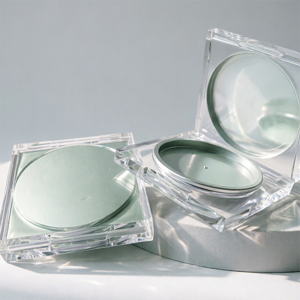 Manufacture OEM Plastic Square Hightlighter makeup cosmetic case 