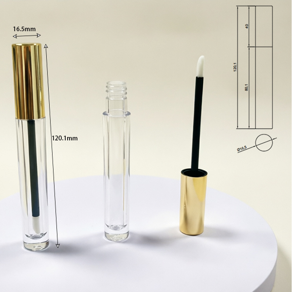 Custom Leak-proof Electroplated Metal Design|Lip gloss packaging solutions