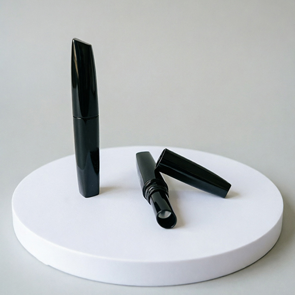 Unique Black Geometric Lip Balm Container |Eco-Friendly Packaging Tube